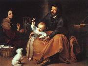 Bartolome Esteban Murillo The Holy Family  dfffg Sweden oil painting reproduction